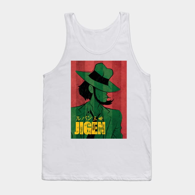 036 Jigen Vintage Tank Top by Yexart